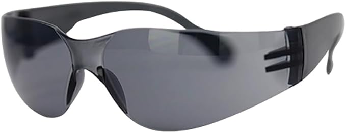 BISON LIFE Full Color Safety Glasses | One Size, Adult, Youth, Full Color Polycarbonate Lens and Temple, Black, 96 Pairs