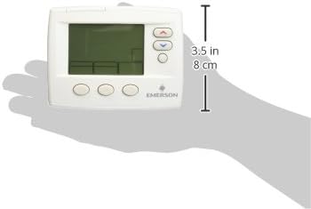 Emerson 1F86-0471 Single Stage, Non-programmable Thermostat, 24 Volt or Millivolt System, 3-wire Zone
