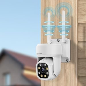 (Auto Tracking & 2-Way Audio) WiFi PTZ Outdoor Security Camera System Pan 5MP Wireless Cameras System 10 Channel NVR Video Surveillance DVR Set