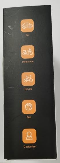 ROTOPATA Electric Tire Inflator Portable Air Compressor 12V DC, 150PSI Cordless Air Pump with LED Light & Digital Pressure Gauge for Car Bike Motorcycle Wheel Ball Inflatable(Red)