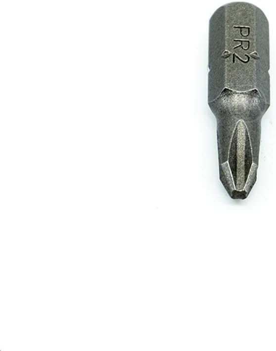 Benchmark Abrasives 1/4 Inch Hex Anti Slip Phillips Insert Screw Head Screwdriver Bits, Rotary Drill Bits for Repairing Electronics, Automotive Parts, Furniture (50 Pack) - (PR2 x 1")