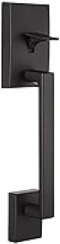 Schlage Encode Wi-Fi Smart Lock with Century Handleset Entry Set for Front Door, Matte Black
