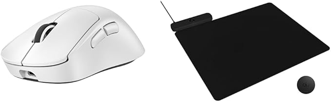 Logitech G Pro X Superlight 2 DEX Lightspeed Wireless Gaming Mouse + Powerplay 2 Wireless Charging Mouse Pad Bundle - White