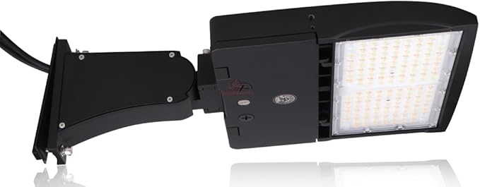RuggedGrade 150W - NextGen IV Series LED Parking Lot Light - Color Selectable 30K/40K/50K - Arm Mount - Black