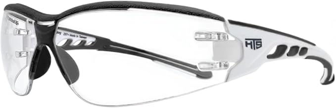 Super Flexible Lightweight Anti Fog Wrap-Around U6 Clear Shooting Safety Glasses with ANSI Z87.1 Scratch Resist