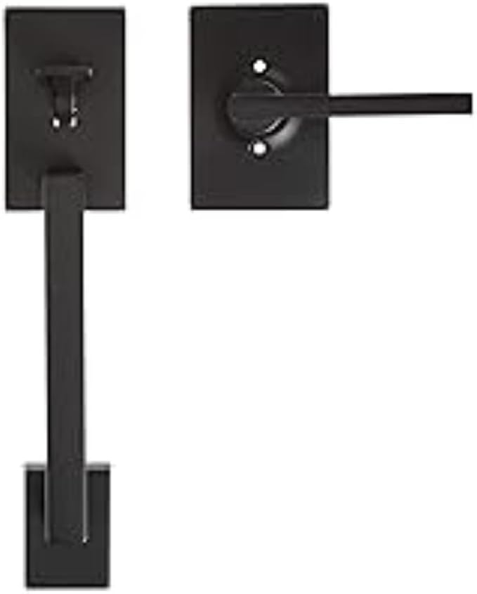 Schlage Encode Wi-Fi Smart Lock with Century Handleset Entry Set for Front Door, Matte Black