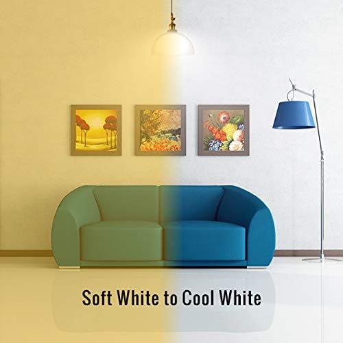 DOGAIN LED Candelabra Bulbs E12 Base, Color Changing and Dimmable Smart Light Bulb, Compatible with Alexa Google Home, Tunable White Chandelier Light Bulbs 320 lm 35w Equivalent, 2 Pack