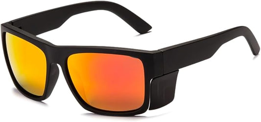 UV400 Polarized Safety Sunglasses – ANSI Z87.1 Certified, 100% UV Protection, Anti-Glare, Impact Resistant