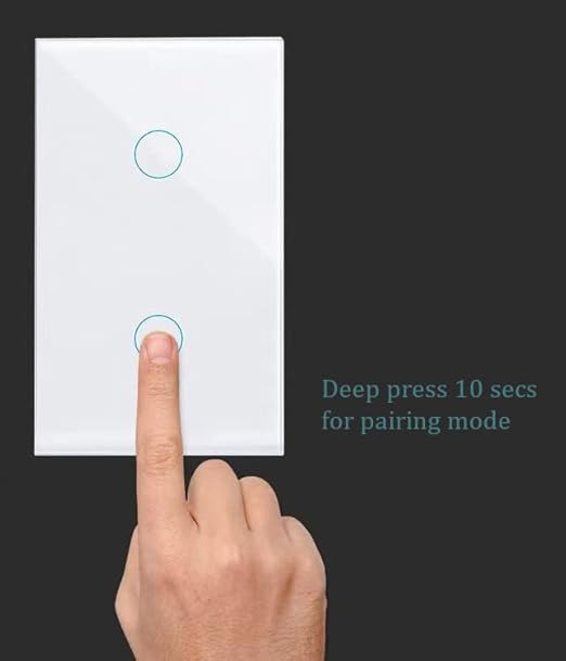 Zigbee Touch Smart Wall Outlet, Compatible with Alexa, Google Home, Hubitat, and HA