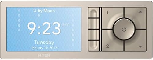 Moen Terra Beige Smart Shower 4-Outlet Digital Shower System Controller for Thermostatic Shower Valve, TS3304TB