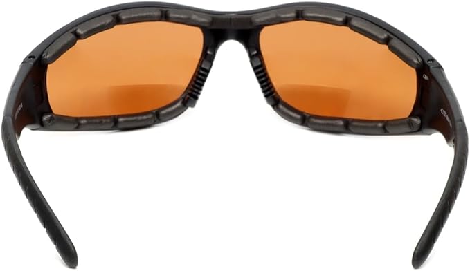 Calabria 23BF Sportster BiFocal Reading Safety Glasses Men Women UV Protection Wind Debris Anti Fog Slip Nylon Shatterproof