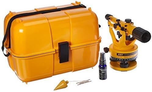 NWI NSLP500B Siteline Transit/Level Package – 20X Magnification, 200ft Range, ±45° Transit, 1/4" Accuracy at 100ft