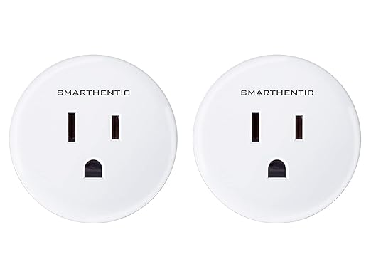 Smart Plug Light Timers Programmable Indoor, WiFi Light Switch, Amazon Alexa Google Home Voice, APP and Remote Control, Gadgets for Home 2.4ghz Network Outlet Extender Home Improvement, Pack of (2)