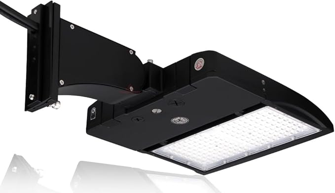 277-480V - 150 Watt NextGen IV Series LED Parking Lot Light - 22,500 Lumen - 5000K - Arm Mount - Black