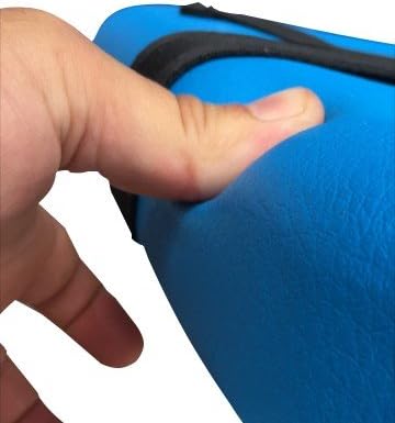 Revolution Pivoting Shower Chair for Bathtub, Adjustable Swivel Seat with Padded Back and Arms, Adjustable Space Saving Design for Tubs, Shower, for Elderly, Handicap & Seniors, Blue