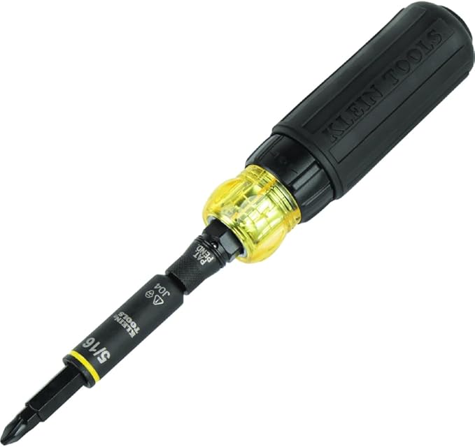 Klein Tools 80045 11-in-1 Magnetic Screwdriver Kit, 32500HDRT 11-in-1 Ratcheting Screwdriver/Nut Driver