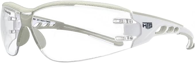Super Flexible Lightweight Anti Fog Wrap-Around U6 Clear Shooting Safety Glasses with ANSI Z87.1 Scratch Resist