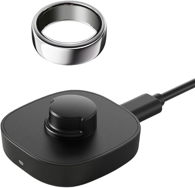 Compatible with Oura Ring Gen3 Charger - Size 8 - Fast Charging Dock with USB-C Cable for Smart Ring (8)