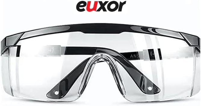 (3 Pack) Safety Glasses Anti Fog & Shattered Proof, ANSI Z87.1 & EN 166 UV Resistant Protective Eyewear Safety Goggles, Wide Frame Eye Shield Goggles Scratch Resistant Best Eye Protection