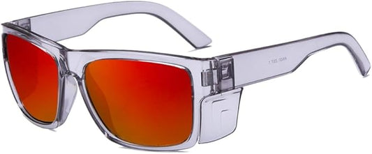 UV400 Polarized Safety Sunglasses – ANSI Z87.1 Certified, 100% UV Protection, Anti-Glare, Impact Resistant