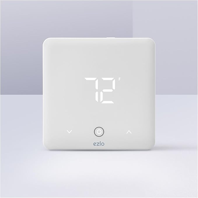 EZL-TSTAT-US Z-Wave Plus Smart Thermostat, 800 Series