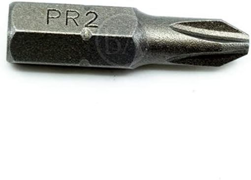 Benchmark Abrasives 1/4 Inch Hex Anti Slip Phillips Insert Screw Head Screwdriver Bits, Rotary Drill Bits for Repairing Electronics, Automotive Parts, Furniture (50 Pack) - (PR2 x 1")