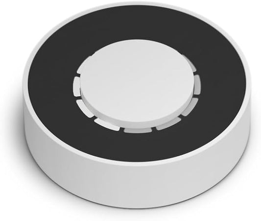 Flic Twist | Smart Home Controller | Works with Matter, Alexa, SmartThings Through Any Flic Hub (Black & White)