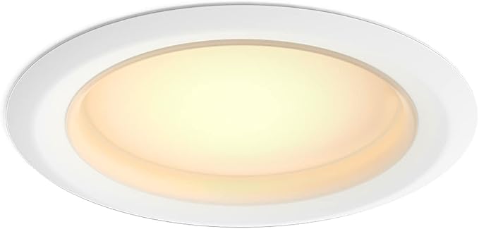 Philips Hue Smart 6 Inch LED Downlights, Warm-to-Cool White Recessed Lighting, 6 Pack,1100LM, Control with Hue App, Compatible with Alexa, Google Assistant, and Apple HomeKit