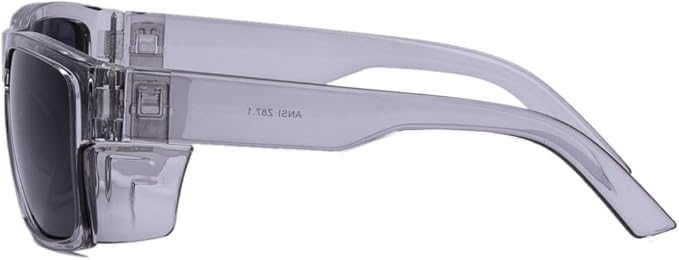 UV400 Polarized Safety Sunglasses – ANSI Z87.1 Certified, 100% UV Protection, Anti-Glare, Impact Resistant