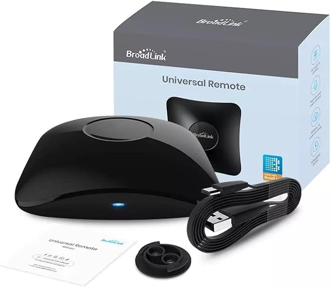 BroadLink RM4 PRO+ HTS2 IR/RF Version Wireless Universal Remote Hub with Temp and Humidity Sensor Smart Home Solution