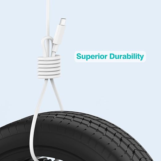 USB C to USB C Cable 100W for MacBook Pro/Air Charger, iPad Pro 13/12.9/11 inch, Air 5/4, Mini 6, iPhone 16/15 Pro Max Plus, Samsung, Type C PPS Fast Charging Cord 6.6FT