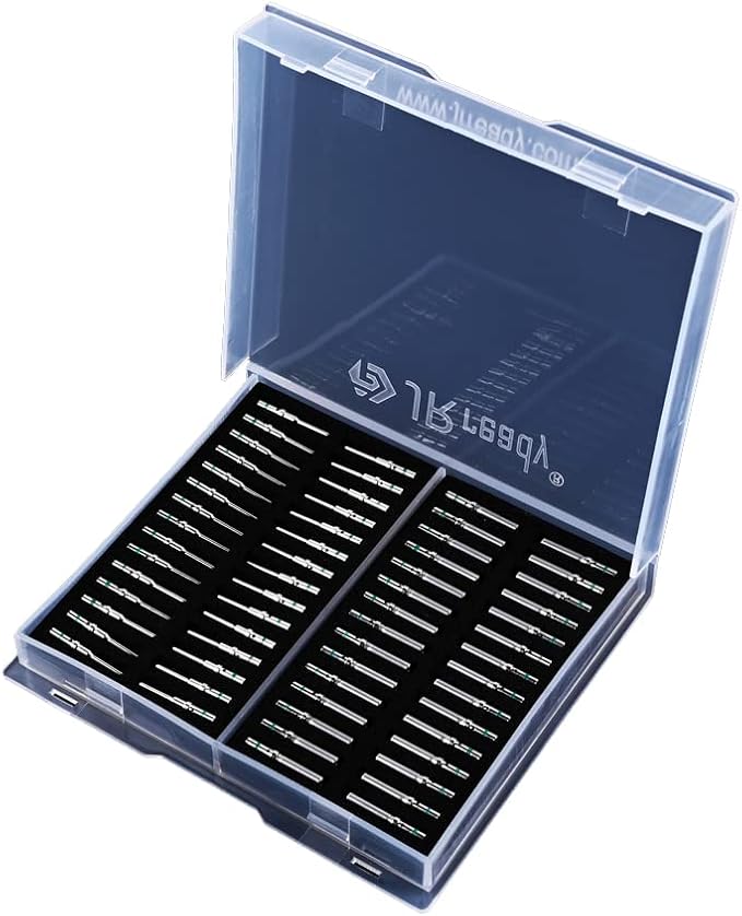 JRready ST6258 DT Connector Solid Contacts Kit Size 16 Terminal KIT 30 PCS Male Pins 0460-215-16141 and 30 PCS Female Sockets 0462-209-16141 for 14-16 awg Wire Size