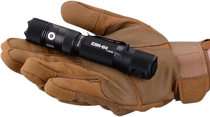 PowerTac E9R G4 Tactical Flashlight – 2550 Lumen Rechargeable LED Flashlights with Magnetic & USB Charging, Super Bright IPX8 Waterproof Light for Emergency, Camping, and EDC
