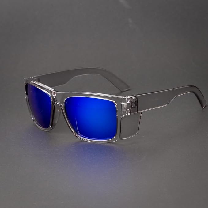 UV400 Polarized Safety Sunglasses – ANSI Z87.1 Certified, 100% UV Protection, Anti-Glare, Impact Resistant