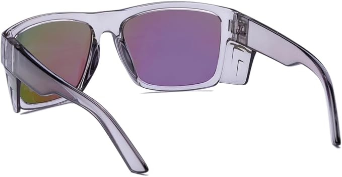 UV400 Polarized Safety Sunglasses – ANSI Z87.1 Certified, 100% UV Protection, Anti-Glare, Impact Resistant
