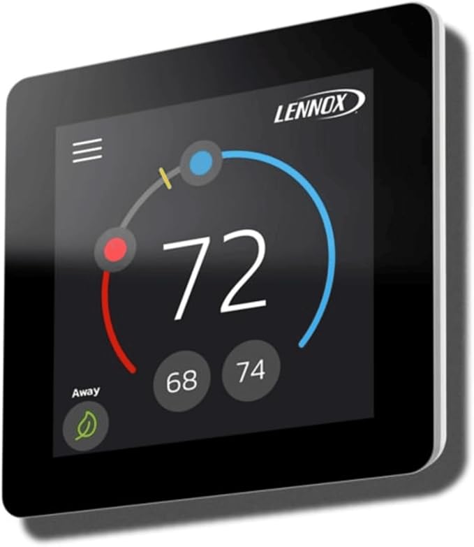 Lennoxe L40 Dual Fuel 1 Stage Heat 1 Stage Cool Touchscreen Smart Programmable WiFi Thermostat with Auxiliary/Emergency Heat Options