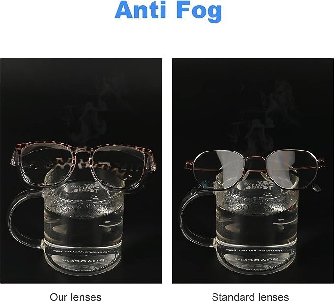 LASMEX Stylish Safety Glasses Goggles for Women Girls Anti-fog Glasses Protective Eyewear Clear Glasses