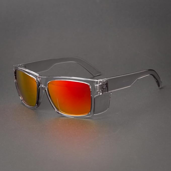 UV400 Polarized Safety Sunglasses – ANSI Z87.1 Certified, 100% UV Protection, Anti-Glare, Impact Resistant