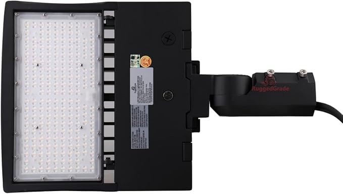 High Voltage 277-480V - 150 Watt LED NextGen III Parking Lot Lights - 21,000 Lumen - 5000K - Slip fit Mount - Black - No Photocell