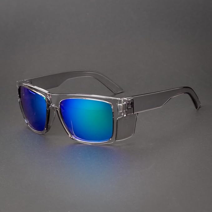 UV400 Polarized Safety Sunglasses – ANSI Z87.1 Certified, 100% UV Protection, Anti-Glare, Impact Resistant