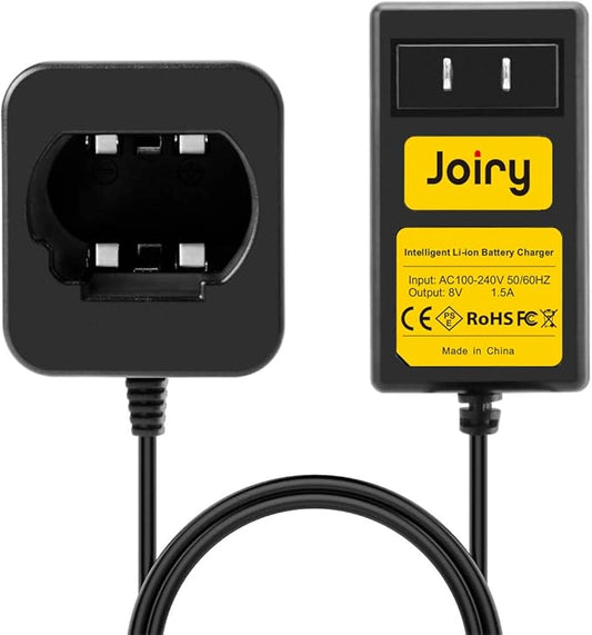 8V 2000mAh Li-ion Replacement Battery Charger with Higher Safety & Longer Runtime - Compatible with Dewalt DCB080, DW4390, DCF680N1, DCF680N2 DCF680G2 Cordless Power Tools (Charger)