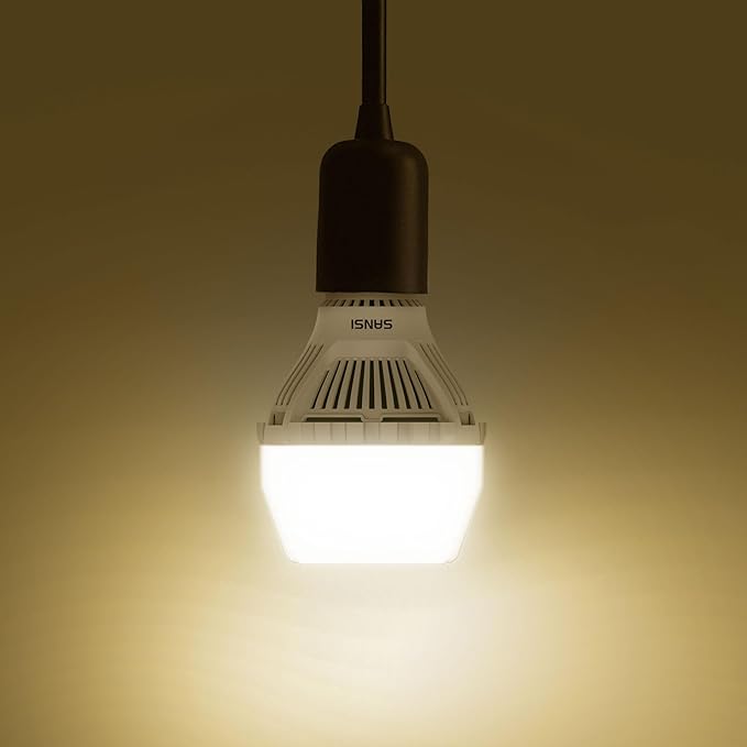 SANSI Dimmable LED Light Bulb 150 Watt Equivalent, A19 2500 Lumens 3000K Soft White Light Bulb, E26 Base, 22.5 Years Lifespan, 17W Energy Saving Light Bulbs for Living Room Bedroom Kitchen