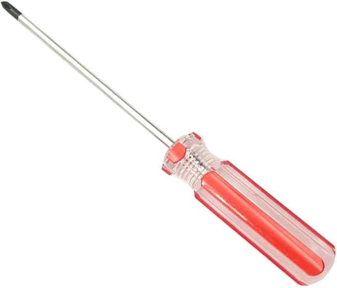 Buspoll small screwdriver tool flat head and Phillips screw driver- #2 Phillips, Slotted 1/4” used to repair toys; musical instruments, microphones loose screws