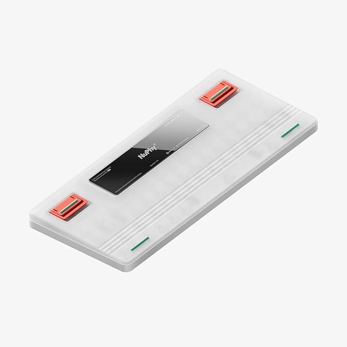 nuphy Air75 V2 Portable 75% Mechanical Keyboard,Wireless Keyboard,Supports Bluetooth/2.4G/USB-C RGB Bluetooth Keyboards,Compatible with Windows/Mac OS/Linux Systems White-Gateron Aloe Switch