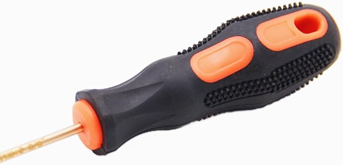 Non-Sparking PH0 Phillips #0 Screwdriver, Beryllium Bronze Copper Non Spark, 2-3/8 Inch (60mm) Working Length, 6inch (150mm) Total Length, Spark Free Safety, non-magnetic and corrosion-resistant