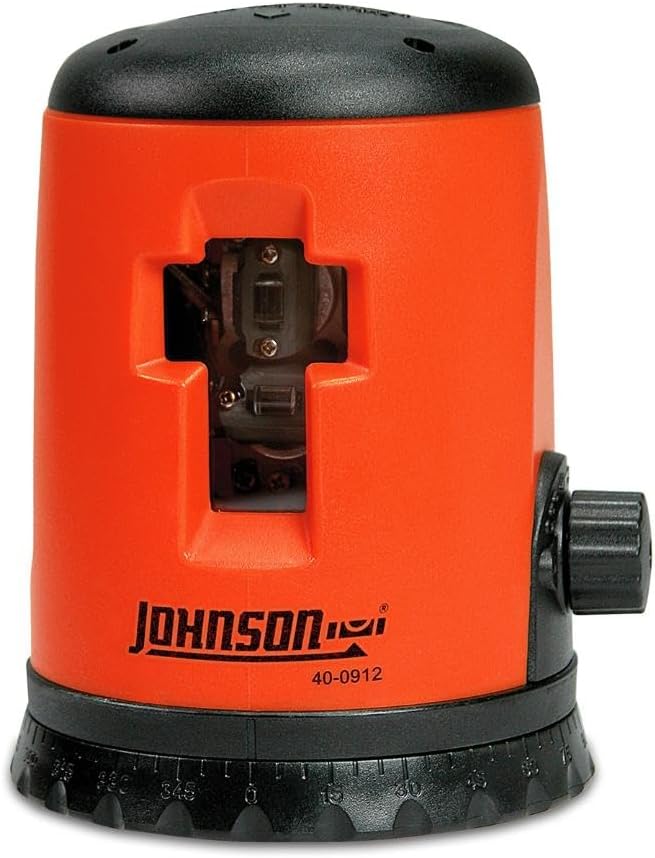 Johnson Level & Tool 40-0921 Self-Leveling Cross-Line Laser Kit, 19 x 10", Red, 1 Laser Level Kit