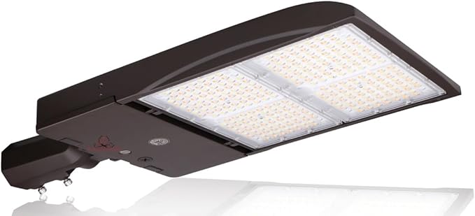 RuggedGrade 300 Watt - NextGen IV Series LED Shoebox Lights - 45,000 Lumen - Color Selectable 30K/40K/50K - Slip Fit Mount - Brown