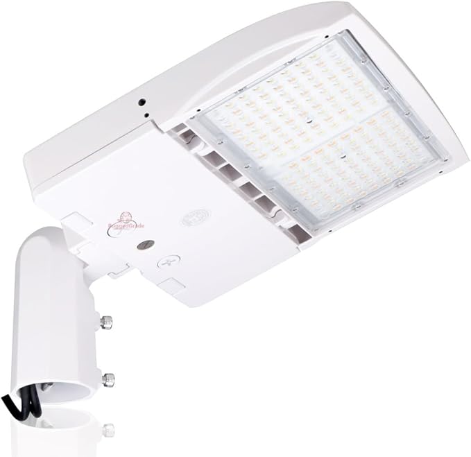 RuggedGrade 150W - NextGen IV Series LED Parking Lot Light with Photocell - Color Selectable 30K/40K/50K - Slip Fit - White