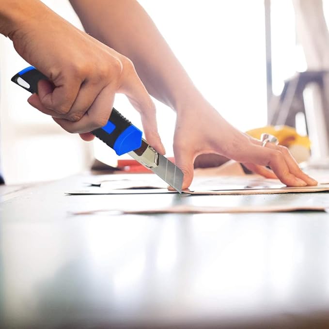 Prostormer 93-Piece Tool Kit, Basic Household Repair Tool Set with Toolbox Storage Case, Small Starter Tool Box Kit for Homeowners and College Students (Blue)