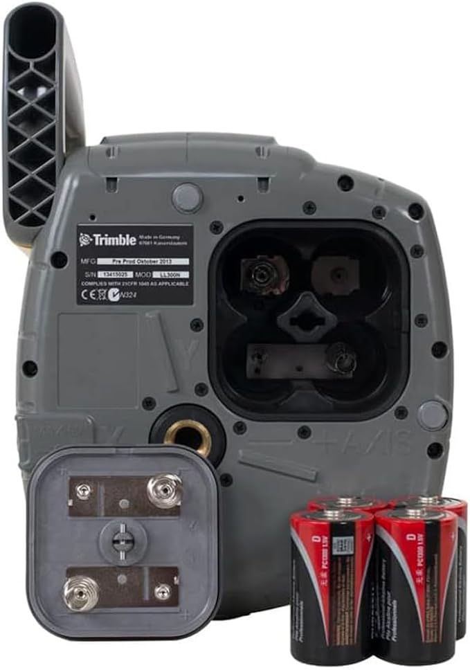 Spectra Precision LL300N-3 Laser Level, Self Leveling Kit with HL450 Receiver, Clamp, 4.7 Meter Grade Rod / Metric and Tripod , Black